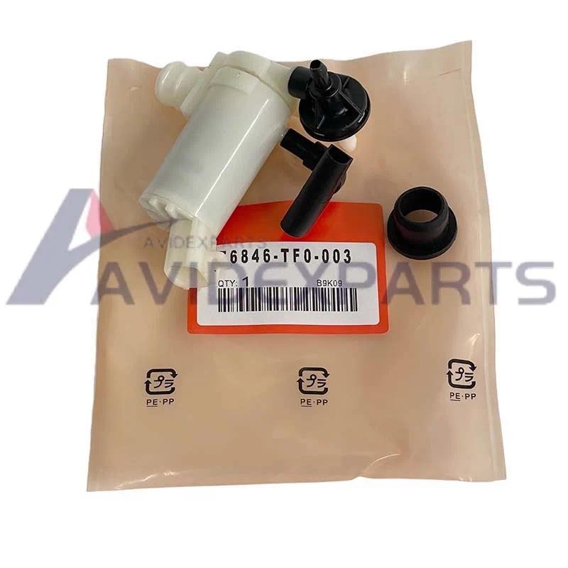 76846-TF0-013 เหมาะสําหรับ Honda Fit Civic Odyssey CRV มอเตอร์สเปรย์ปัดน้ําฝนด้านหน้า