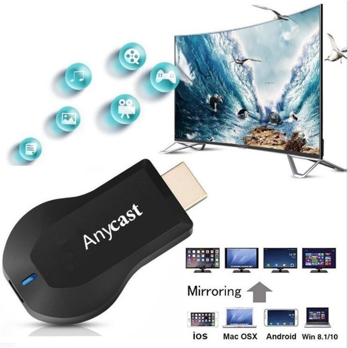 M9 Plus หน้าจอทีวีขั้นสูง Mirroring HDMI รับ Anycast Ezcast Miracast Wireless Wifi สําหรับโทรศัพท์สม