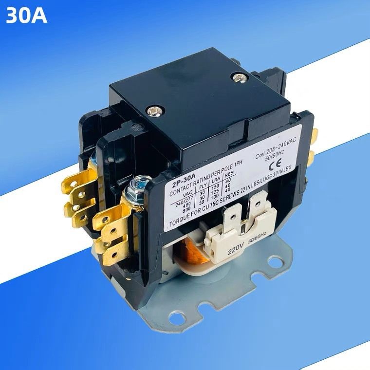 คอนแทคเตอร์แอร์สากล 220V 1HP 2HP 3HP เหมาะสำหรับ Haier Gree Midea หน่วยตู้ 220V ใหม่เอี่ยม - รูปที่ 6