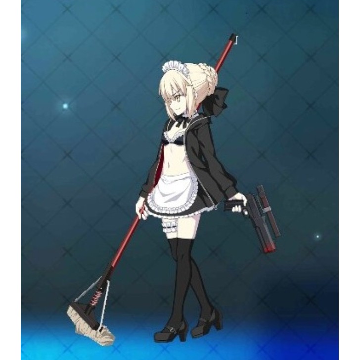 ชุดว่ายน้ําFGO_cosplay ดีไซน์ Dark Water Woolless และ Black Saber