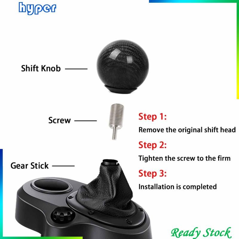 [Hyper] Gear Shifter Adapter Premium Racing Shifter Knob Adapter Gaming Shifter Head Adapter Alumini