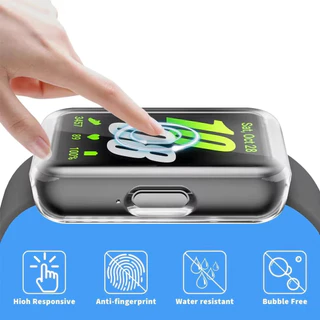 กรณี TPU อ่อน forSamsung Fit 3 ทั้งหมดรอบด้วยฟิล์มป้องกันหน้าจอปกป้องกันชนเชลล์อุปกรณ์เสริม for Huawei Band 11