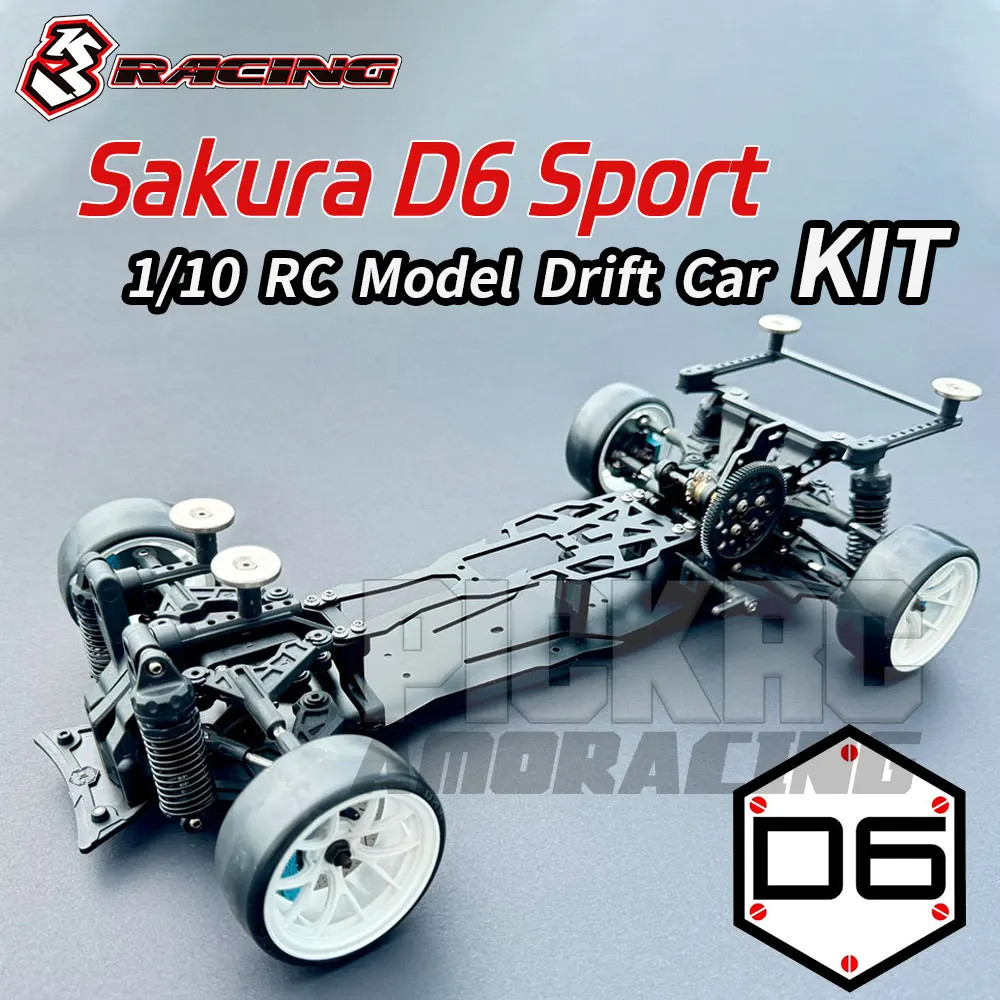 3RACING Sakura D6 Sport D6S ชุด 1/10 RC รีโมทคอนโทรลไฟฟ้ารุ่นรถด้านหลังไดรฟ์ Drift รถกรอบผู้ใหญ่เด็ก