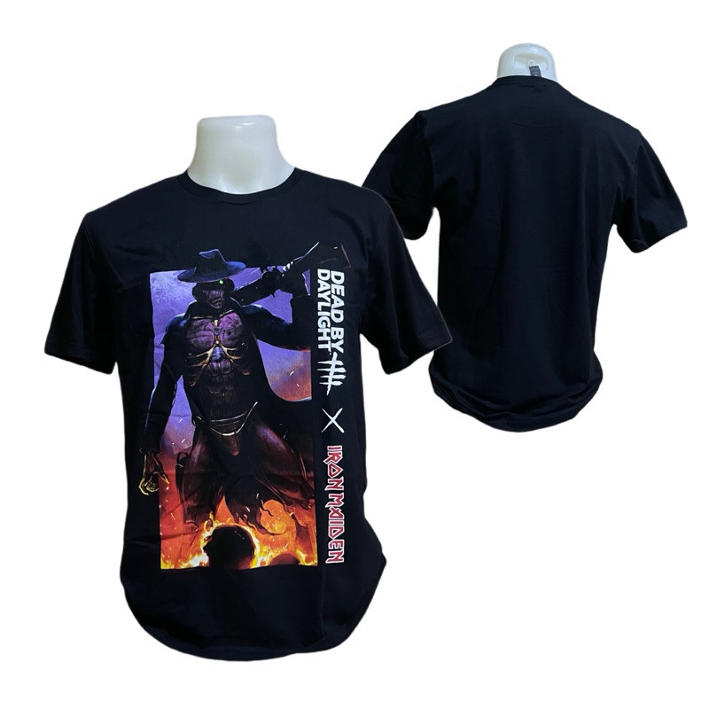 เสื้อยืด Iron Maiden ลาย DEAD BY DAYLIGHT GUNSLINGER ปี 2024 นำเข้าจากUK