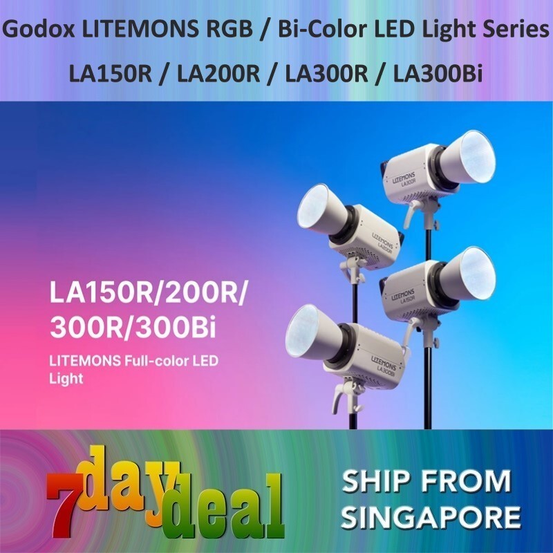 Godox Litemons Studio Light BiColor / RGB Series LA150R / LA200R / LA300Bi / LA300R