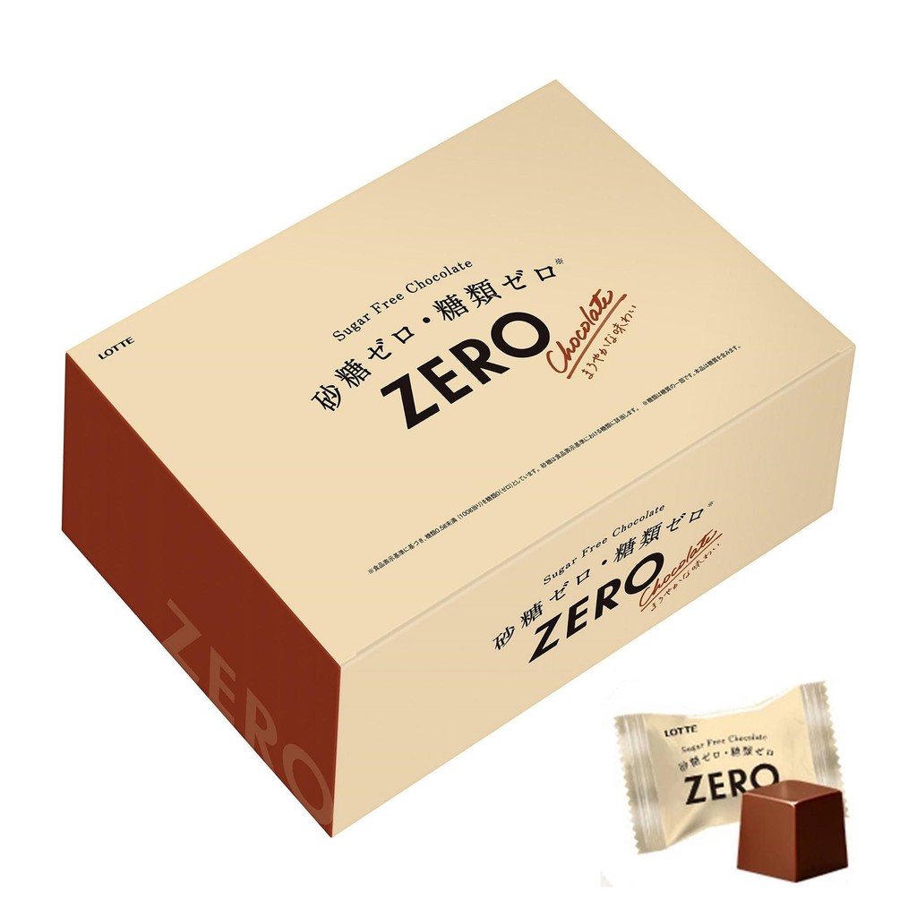 Lotte Zero Chocolate Large Box 720g