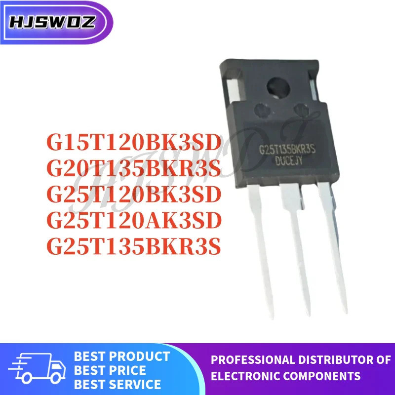1-5PCS G15T120BK3SD G20T135BKR3S G25T120AK3SD G25T120BK3SD G25T135BKR3S TO-247 Field Effect ทรานซิสเ
