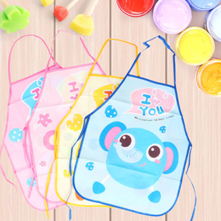 BAZZR ชุดผ้ากันเปื้อนเด็ก(ไม่รวมปลอกแขน) กันน้ำ เช็ดออกง่าย …