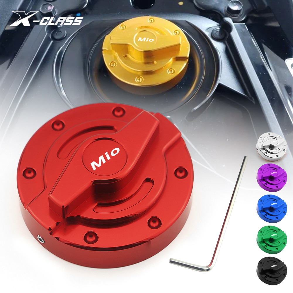 ฝาครอบฝาถังน้ํามันเชื้อเพลิงสําหรับ YAMAHA M3 MIO 115I 125 รถจักรยานยนต์ CNC Alloy ฝาถังน้ํามันอุปกรณ์เสริม