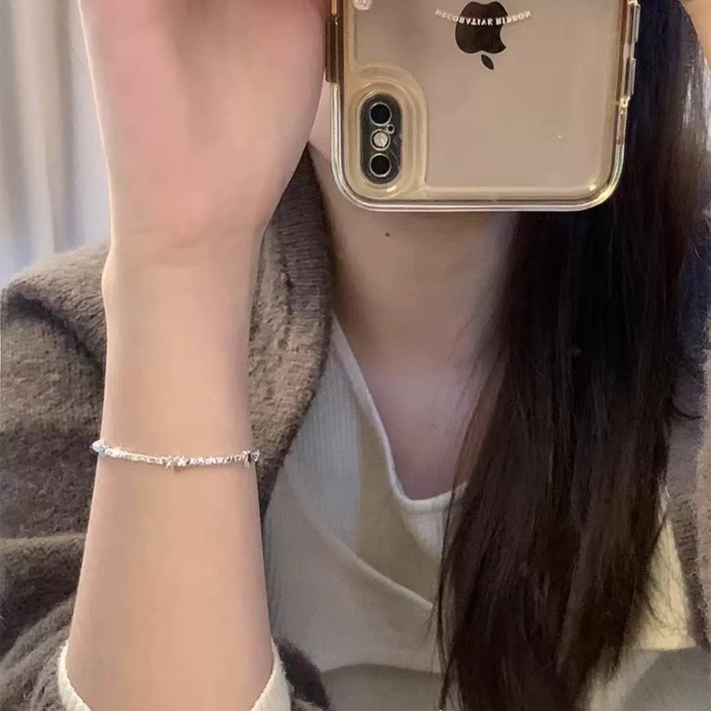 สร้อยข้อมือคลาสสิกสำหรับผู้หญิง ดีไซน์ลูกปัดและโลหะผสม