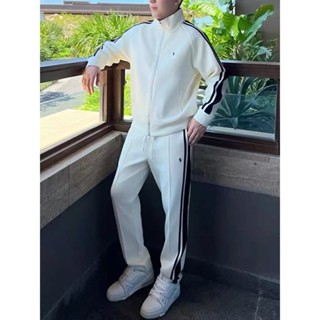 ชุดกีฬาใหม่สำหรับผู้ชาย แจ็คเก็ตและเสื้อยืนขึ้น ดีไซน์แฟชั่น…