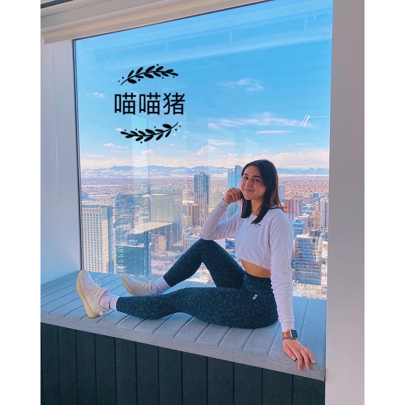 Daigou GYMSHARK เสื้อสเวตเตอร์สั้นแขนยาวผู้หญิงหลวม TRAINING CROPPED SWETER