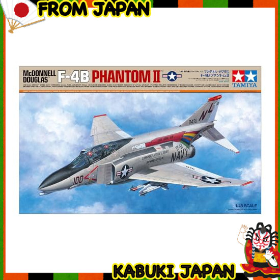 TAMIYA 1/48 Aircraft Series No.121 McDonnell Douglas F-4B Phantom II Plastic model 61121 【High quali