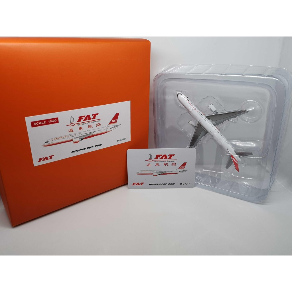 JC wings EW4752003 1: 400 Far East Airlines B757-200 B-27017 พร้อม Card Alloy