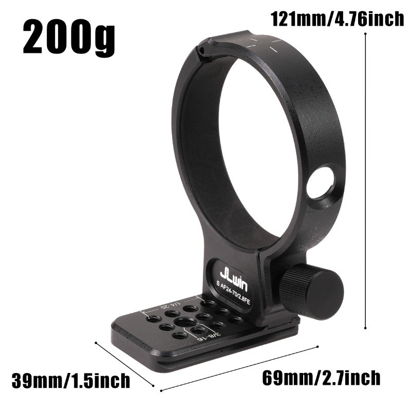 ขาตั้งกล้องโลหะ Mount แหวนสําหรับ Samyang AF24-70 มม.F2.8 เลนส์อะแดปเตอร์แหวน Quick Release ขาตั้งกล