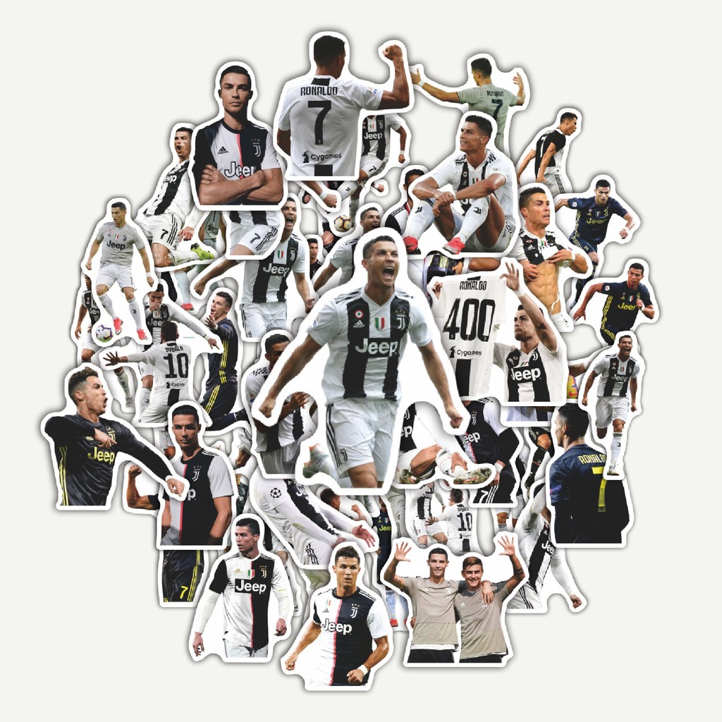 สติ๊กเกอร์แพ็ค CR7 สติ๊กเกอร์ Juventus V5 | สติ๊กเกอร์ TUMBLR | สติ๊กเกอร์แล็ปท็อปสําหรับกระเป๋าเดิน