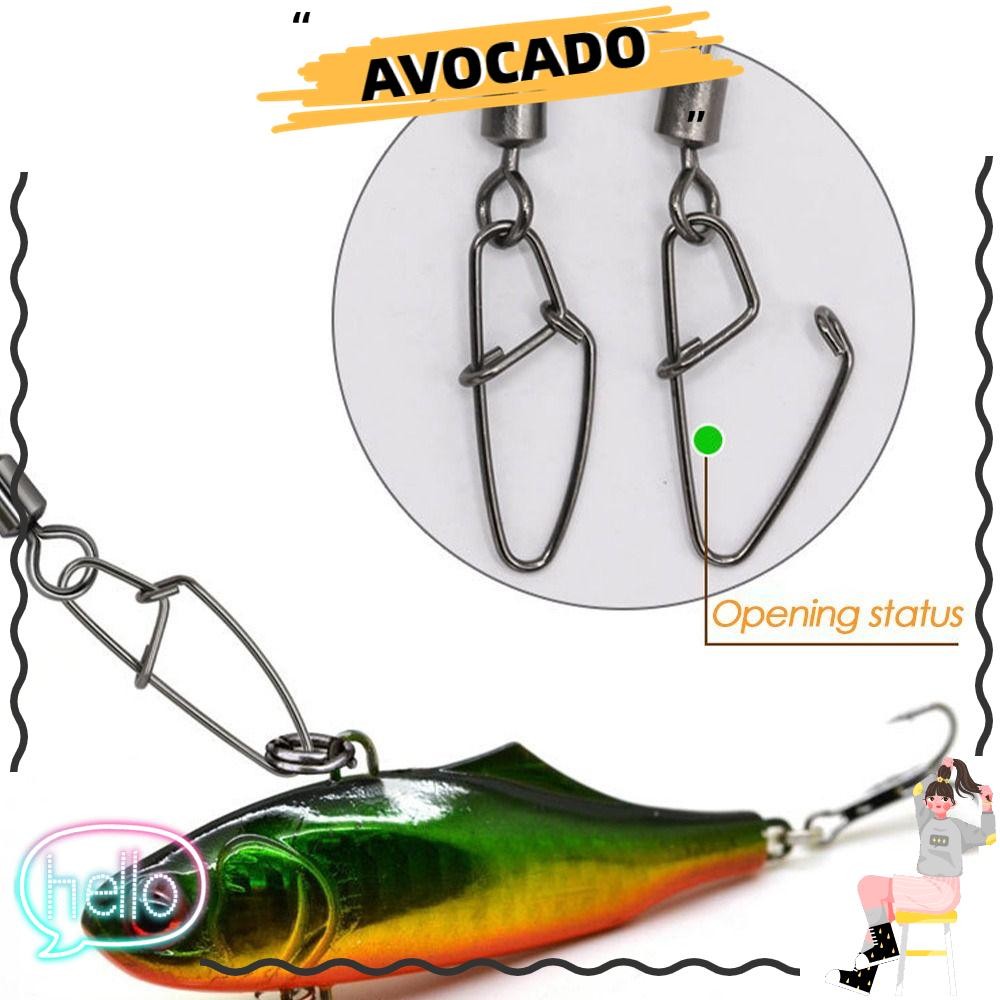 AVOCAR 50 ชิ้น Rolling Swivel Solid Ring 1 #-8 # Heavy Duty Ball