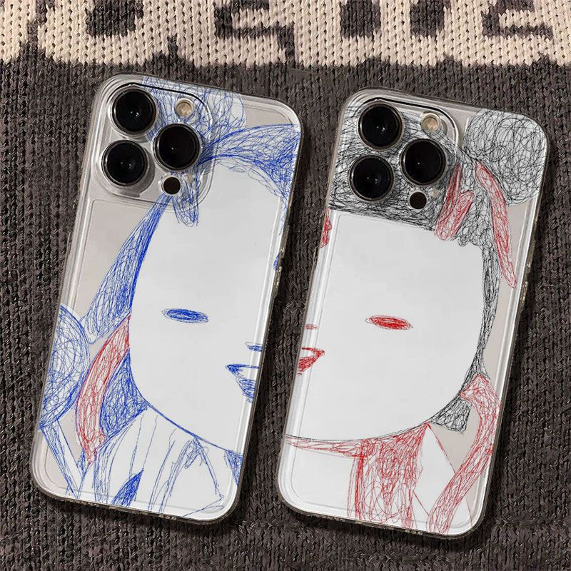 ตลก Nezha และ Aobing ปลอกโปร่งใสสําหรับ iPhone 17 Air 16 15 14 13 12 11 Pro XS Max X XR 8 7 Plus Sof