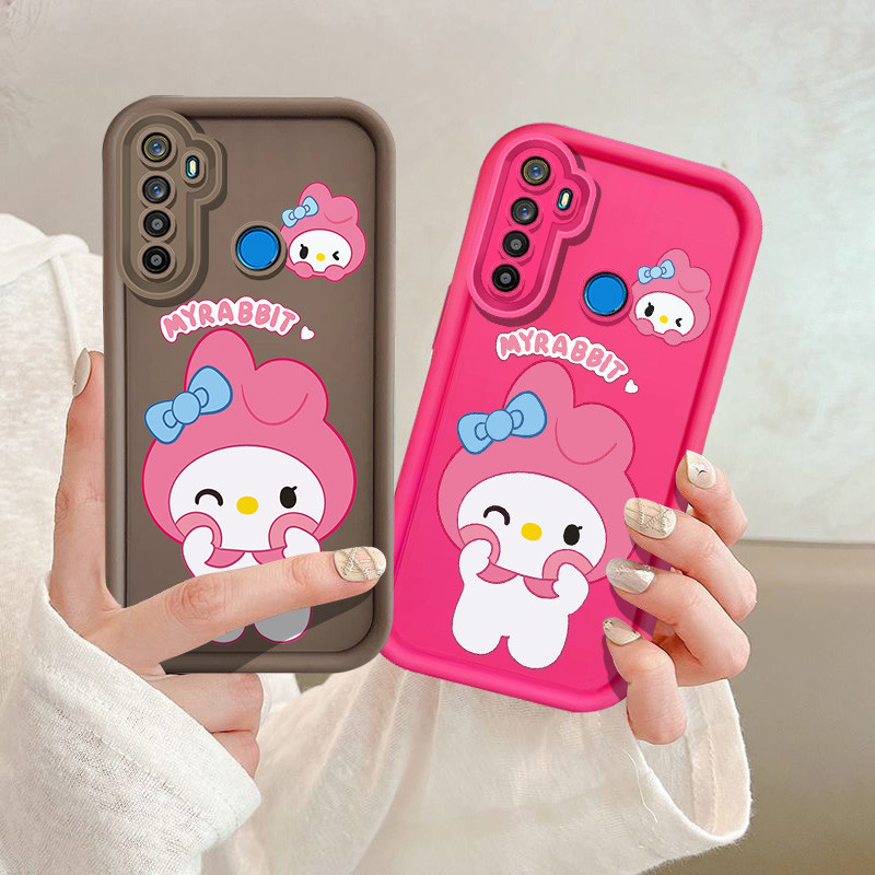 น่ารัก My Melody Soft สําหรับ OPPO Realme 5S 5Pro 6i C3 C75 A1K A5 C2 A12E หมายเหตุ 50 C35 C53 C15 C
