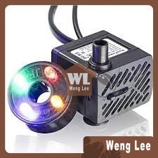 ปั๊มน้ําพุน้ําพร้อม Led 5W (Q Max 350 L/h ) MY-355 MOTOR AIR PANCUT