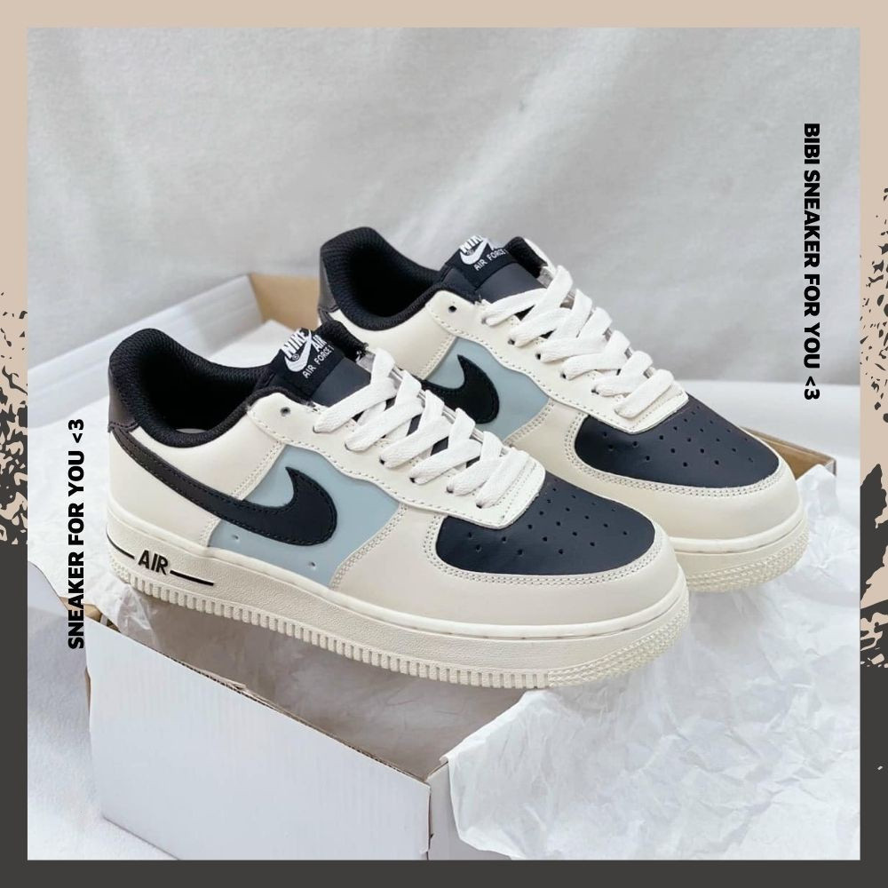 รองเท้า AF1 สีดำ คุณภาพสูง จากแบรนด์พรีเมียม billbibisneaker