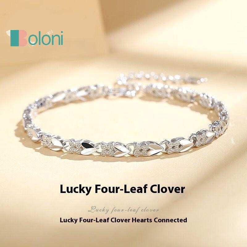 สร้อยข้อมือโซ่เงินสเตอร์ลิง 925 สไตล์หลากหลายสำหรับผู้หญิง เครื่องประดับแฟชั่นงานแต่งงาน และของขวัญใหม่