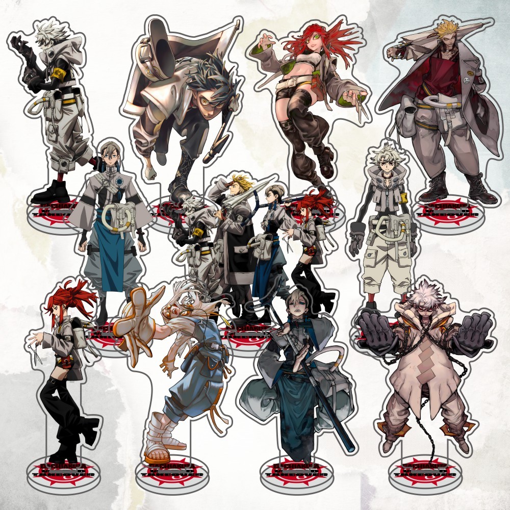 อะนิเมะมังงะ Gachiakuta อะคริลิคชุดแผ่นพวงกุญแจ Rudo Enjin Zanka Riyo Jabber โต๊ะตกแต่ง