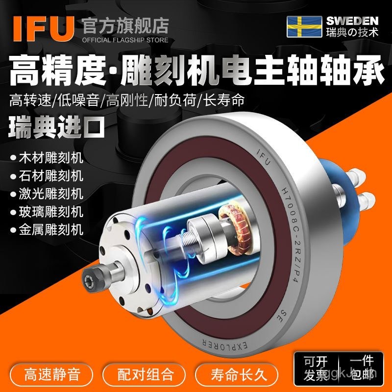 จับคู่ P4DBH7205C-2RZ/เครื่องมือเครื่องแกน P4DT เกรด DF แบริ่งเครื่องแกะสลัก