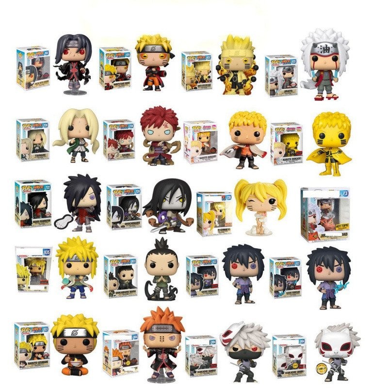 Funko pop Naruto Naruto Garage Uchiha Itachi Shippuden Naruto Sasuke Kakashi Jiraiya