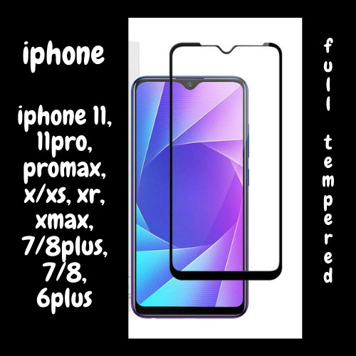 กระจกนิรภัยเต็ม fof Iphone 13 promax 13 pro 13 12 promax 12 pro 12 6g, gplus, 7plus, 8plus, 7, 8, x/