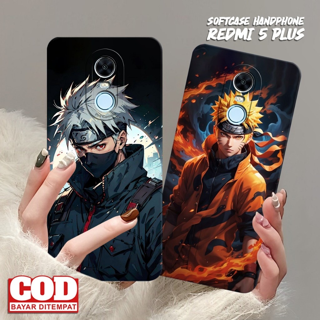 Softcase REDMI 5 PLUS / REDMI 5 / REDMI 6 / REDMI 7 / REDMI 8A PRO ล่าสุด Naruto Uzumaki Anime Motif