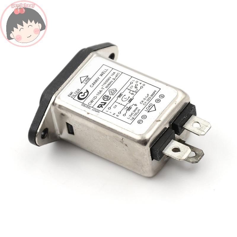 Gent 1PCS EMI RFI กรอง AC 250V 10A CW1D-10A-T Suppressor Power Line ตัวกรองเสียงรบกวน
0
0
0
0
0 ใน