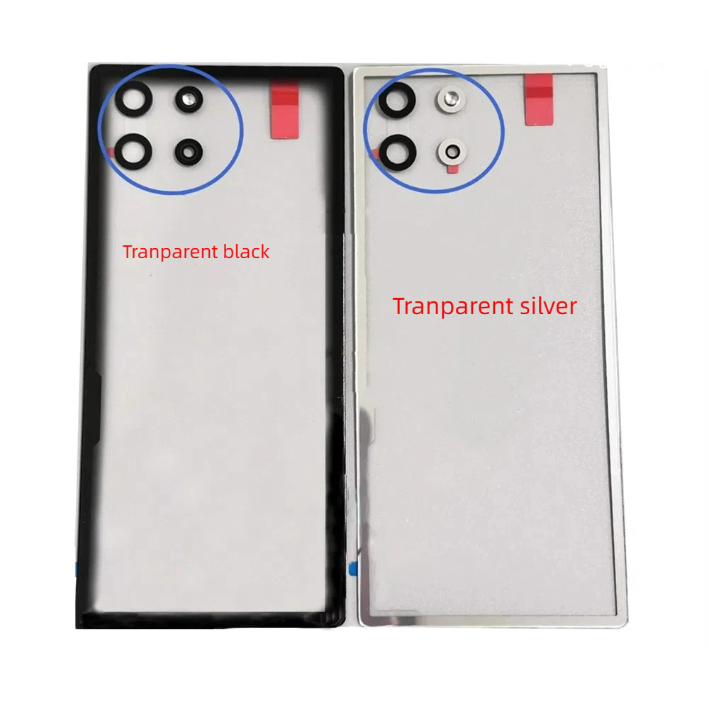 สําหรับ ZTE Nubia Red Magic 10S Pro 10SPro + Plus 5G NX789J ฝาหลังด้านหลังกระจกแบตเตอรี่ประตูเปลี่ยน