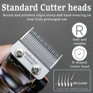 Madeshow M10 + Professional ตัดผมตัดผม 0 มม.หัวล้านTrimmer 2200mAh 7000 RPM FinishingผมClipperสําหรับMan Madeshow M11