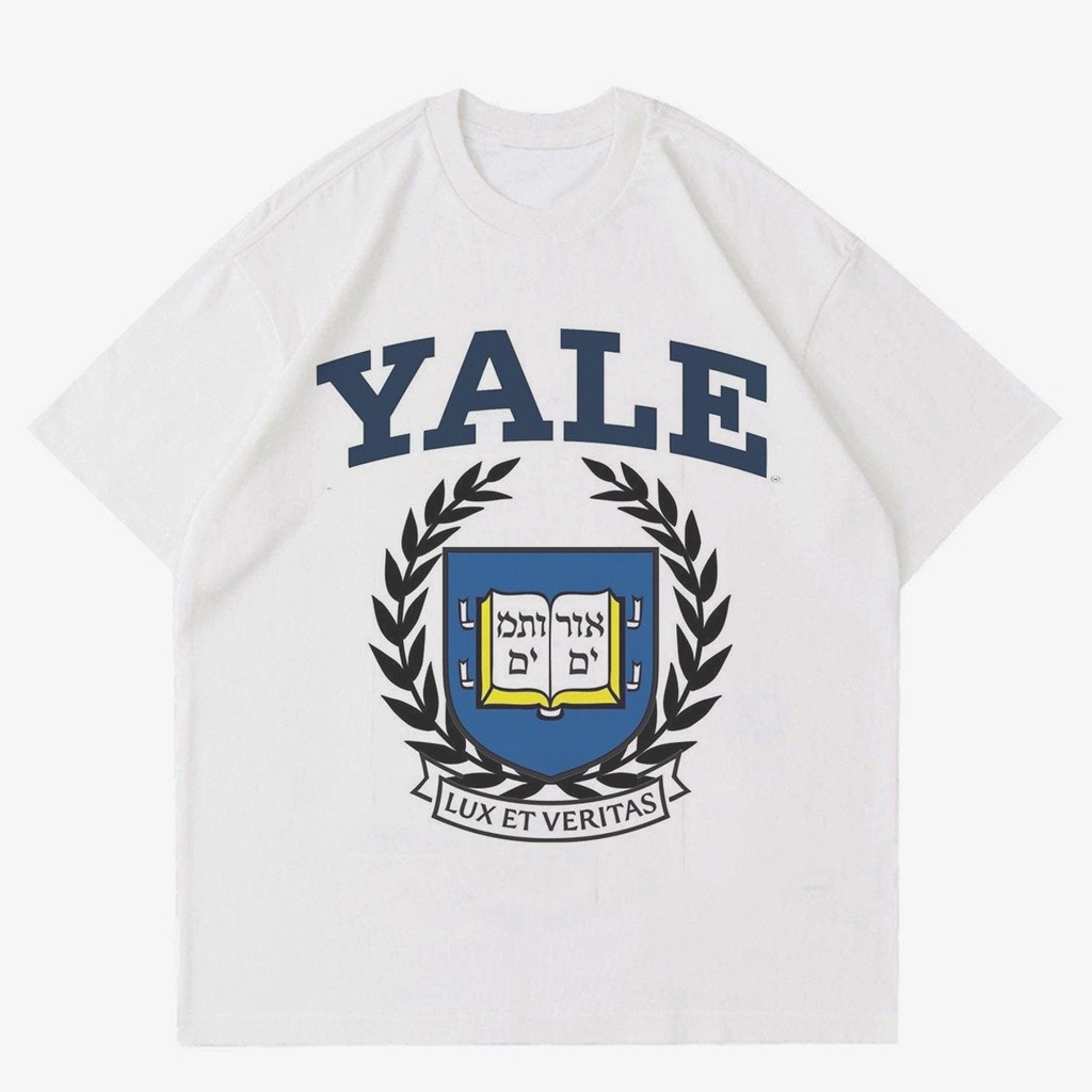 เสื้อยืด YALE UNIVERSITY | เสื้อยืด AMERICAN UNIVERSITY YALE | H&M OVERSIZE AMERICAN CAMPUS CLOTHES