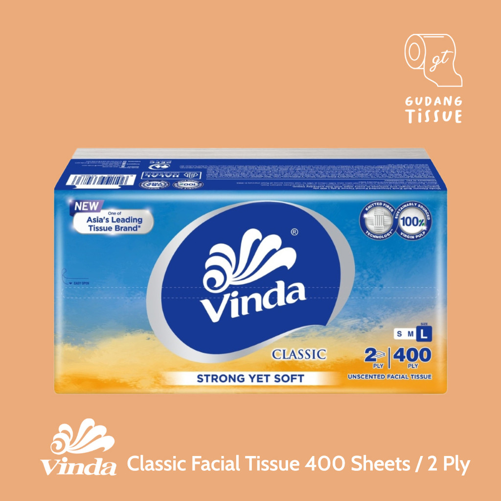 Vinda Classic ทิชชู่ 400 ชั้น