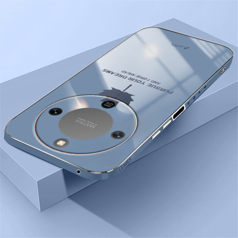 เคสโทรศัพท์ Honor X9D X70 Shining Maple Leaf Design ชุบอ่อนฝาหลัง Honor X70 X9D Case