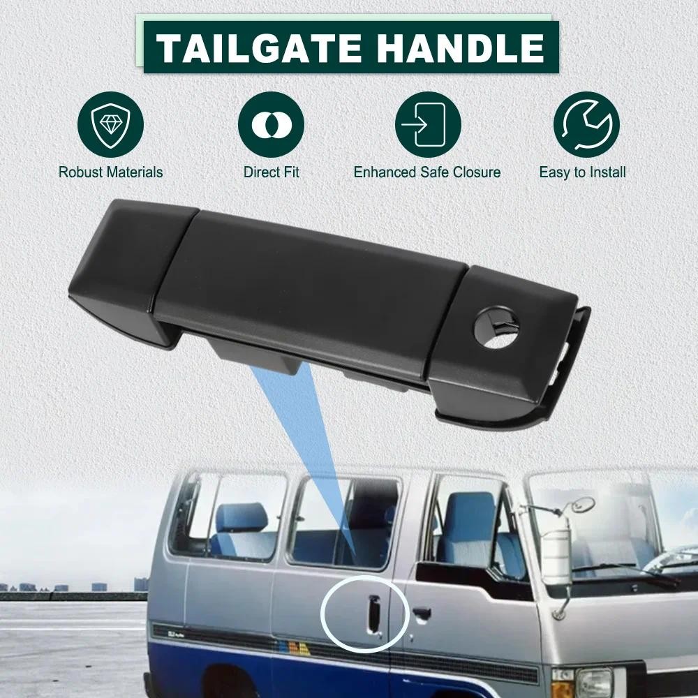 สําหรับ Kia Pregio บงโก III 1997-2005 ประตูบานเลื่อนขวาที่จับด้านนอก 0K7AA72410 สีดําด้านขวามือจับปร