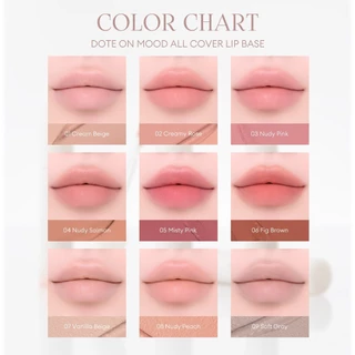 Heart Percent Dote On Mood All Cover Lip Base #ฮาร์ทเปอร์เซ็นต์ #ลิปเบส