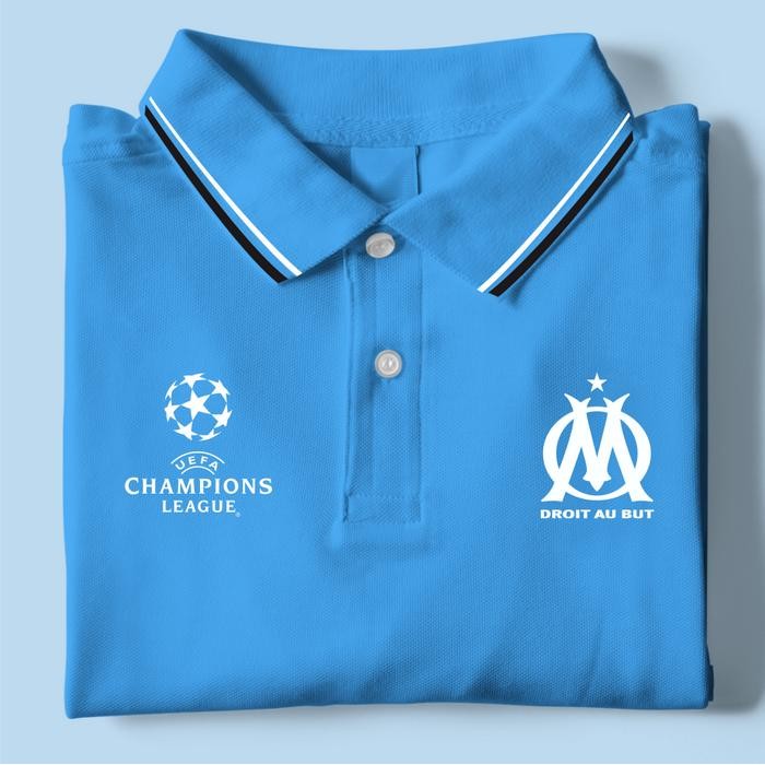 Polo MarSEL Ucl - เสื้อฟุตบอลคอปก Home away 3rd - PL BLACK, M