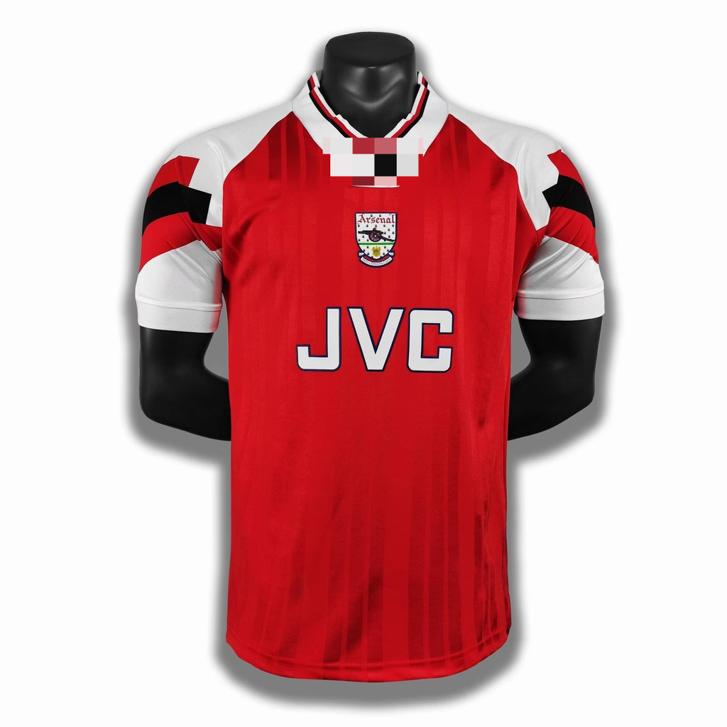 เสื้อฟุตบอลทีมอาเซนอล ปี 1992-93 แขนสั้น แบบย้อนยุค สำหรับแฟนคลับและสะสม