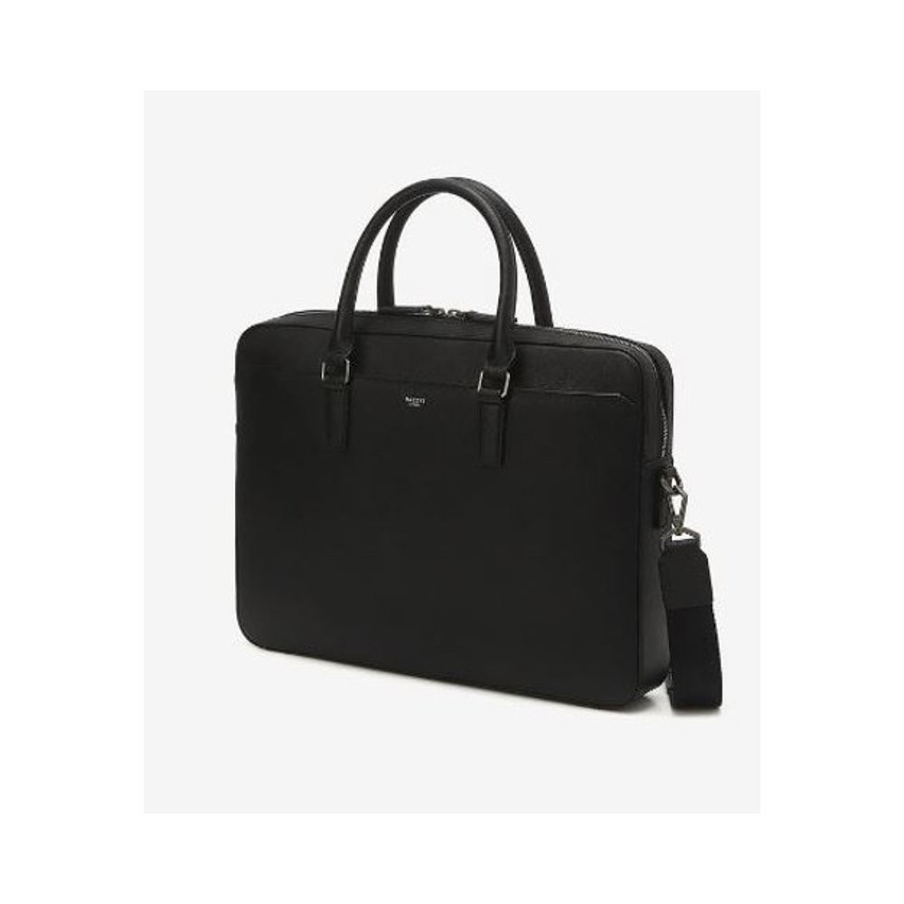Korea Direct Mail hazzys hazzys 21 Spring New Style Black Monochrome Cowhide Briefcase HJBA1E601
