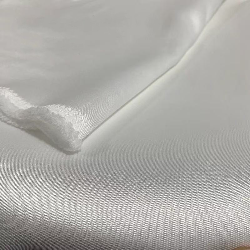 นําเข้า Mikado Mikado ซาตินชุดแต่งงานชุดผ้า Stiff รวมผ้าทํามือ