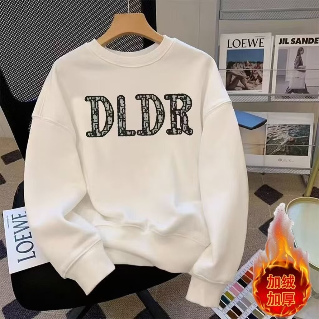 2025 NEW 2025 2024 New Fashionable Stylish Autumn Winter Round Neck Casual Long Sleeve Loose Versati