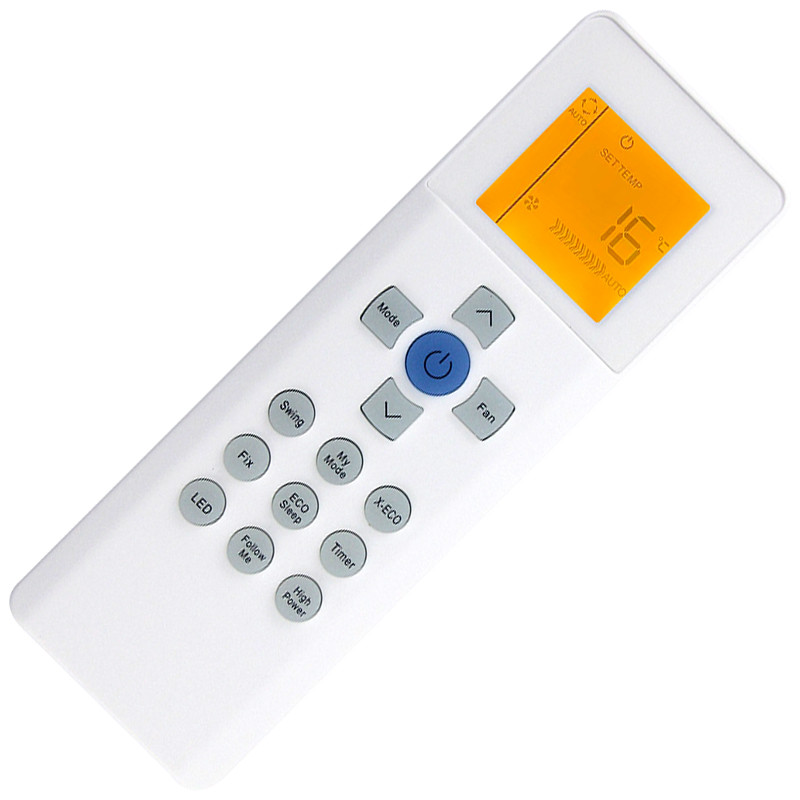 รีโมทคอนโทรล RG67G(2S)BGEF เข้ากันได้กับเครื่องปรับอากาศ Carrier RG67N/BGCEF อะไหล่