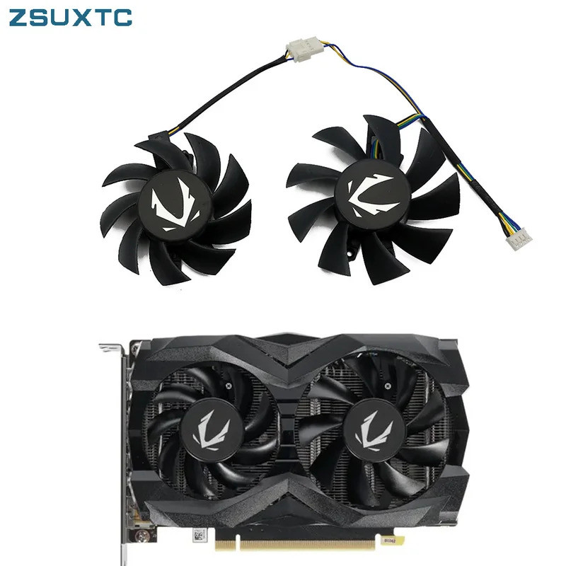 GA72S2U GA82S2H 12V 0.32A 4Pin พัดลมระบายความร้อนสําหรับ ZOTAC GAMING GeForce GTX 1660 SUPER 1660Ti 