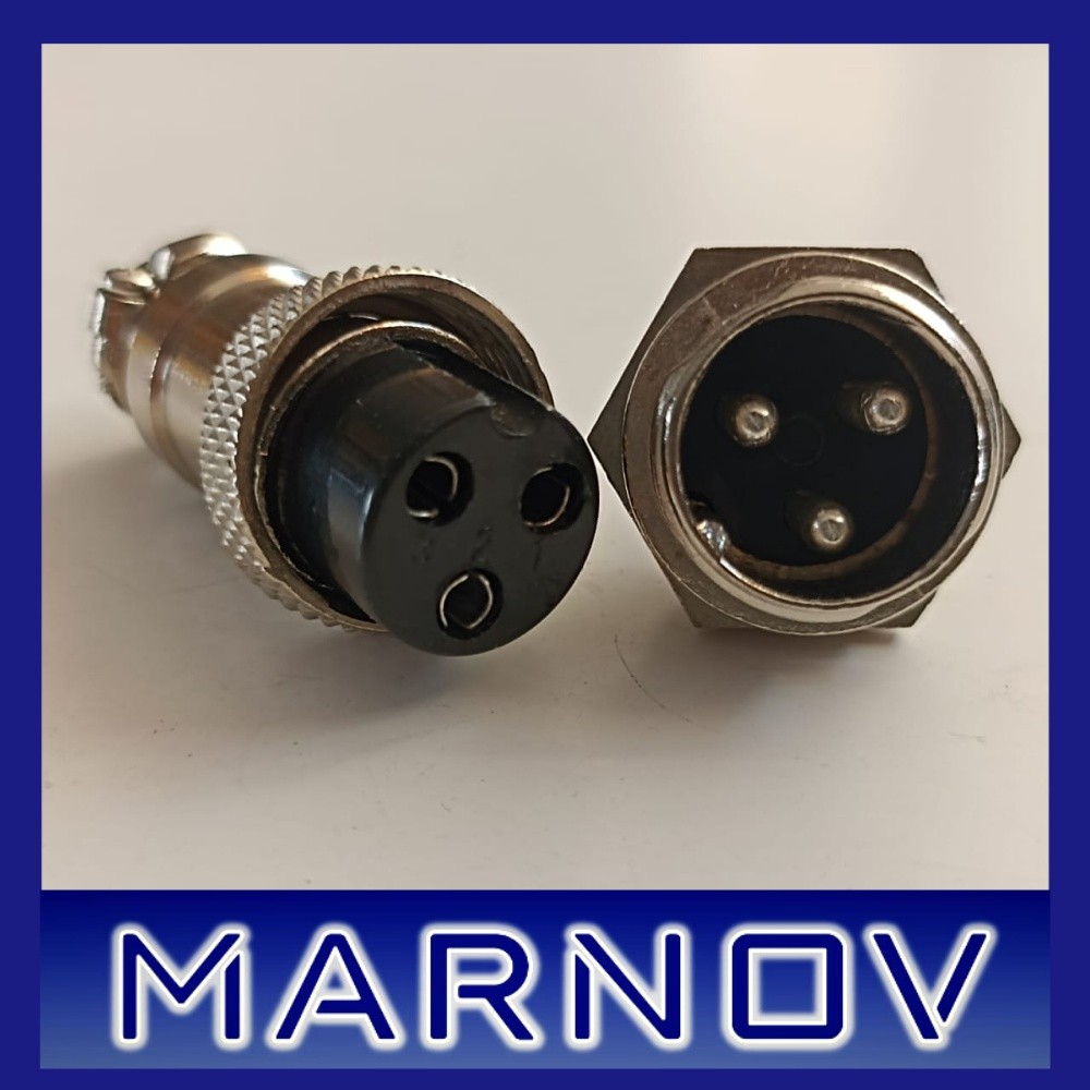 GX16 3P ชายหญิง Avionic Connector Plug Jack Socket Aviation Connector