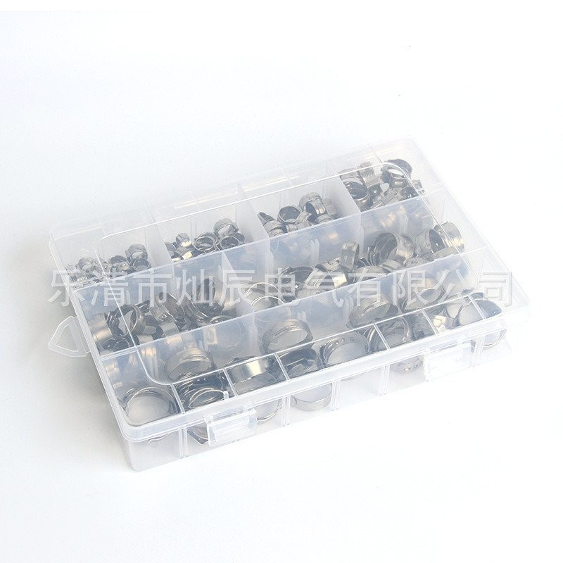 หูเดียวท่อหนีบสแตนเลสอเมริกันแหล่งที่มาข้ามพรมแดนชิ้นห่วงรวมกันหนีบ140กล่องคอห่วงออพติมัส 5TQV