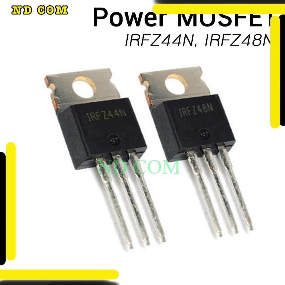ร้านในไทย (1ตัว) IRFZ44N Power MOSFET TO-220 มอสเฟต 3 ขา N-Channel MOSFET Transistor irfz44 ส่งของทุ