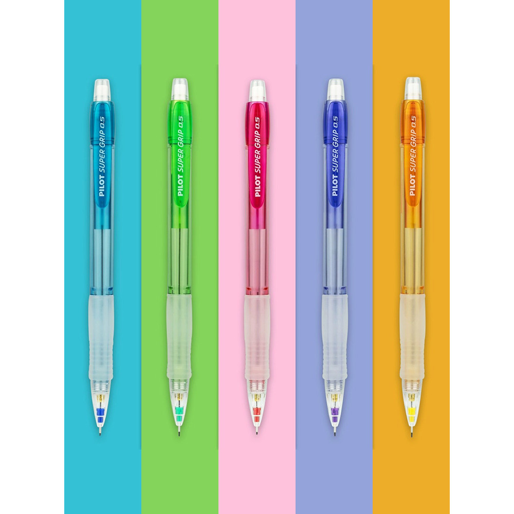 ไส้ดินสอกด ดินสอ PILOT Japan PILOT Pen ดินสอกด 0.5 นักเรียนเฉพาะสีแท่งโปร่งใส H-185N ดินสอกด